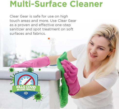 Disinfectant, Cleaner, and Deodorizer for Sports Equipment: EPA-Registered, 32 Oz Bottle Spray