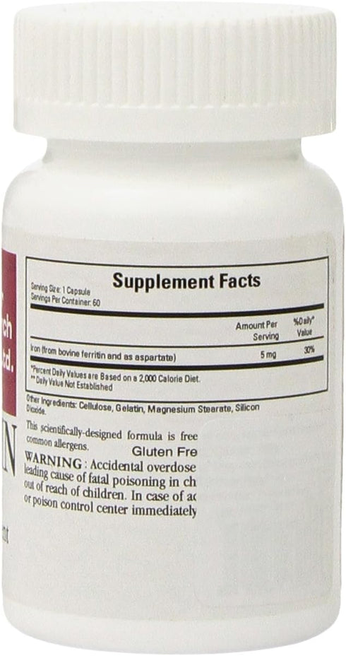 Cardiovascular Research Ferritin Capsules, 60 Count