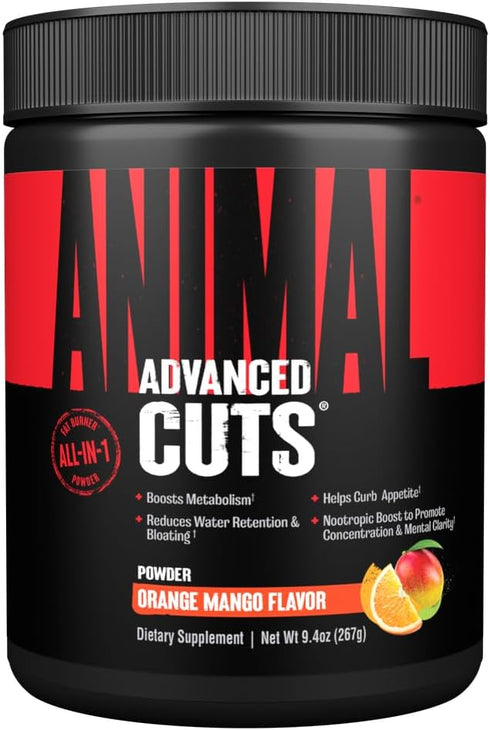 Animal Cuts Thermogenic Fat Burner Powder - Weight Loss for Women and Men, Metabolism, Energy, Focus, Nootropic Brain