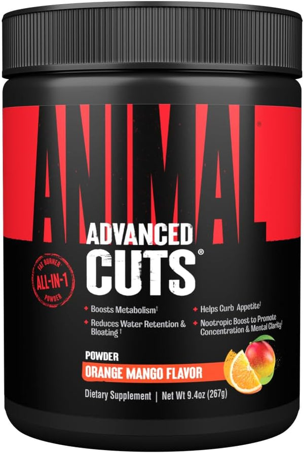 Animal Cuts Thermogenic Fat Burner Powder - Weight Loss for Women and Men, Metabolism, Energy, Focus, Nootropic Brain