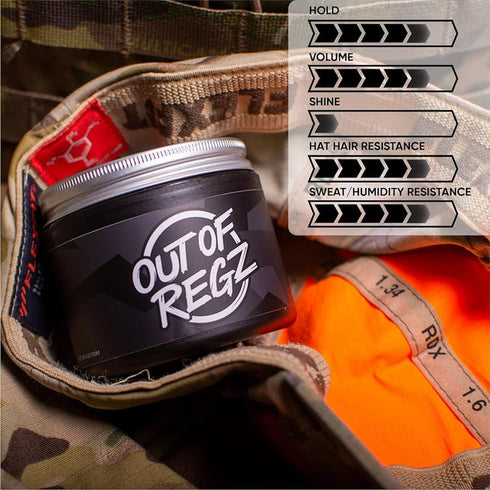 Out of Regz Operator Water Based Pomade for Men - Strong Hold, Natural Matte Finish, Sweat & Humidity Resistant