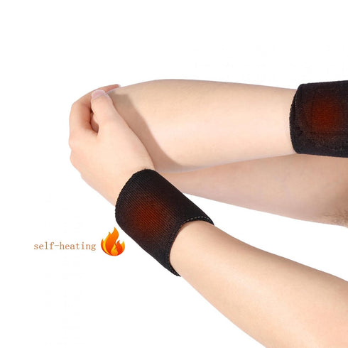 . life Heated Wrist Brace, Portable Tourmaline Wrist Support Brace Pad, Magnetic Self Heating Pad, Hand Support Wrist Wraps for Arthritis and Carpal Joint Pain Relief Injury