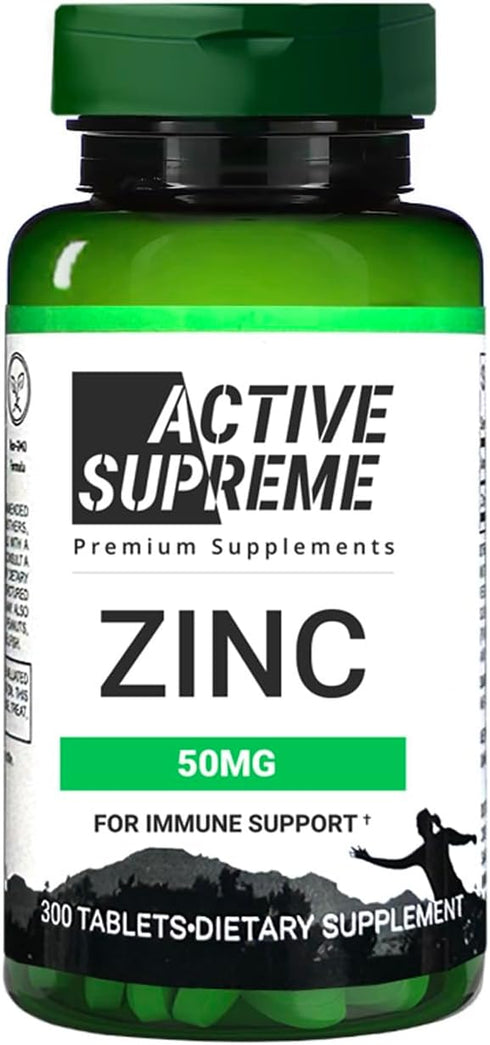 Zinc Citrate 50 mg | Supplement to Support Immune System & Reproductive Health