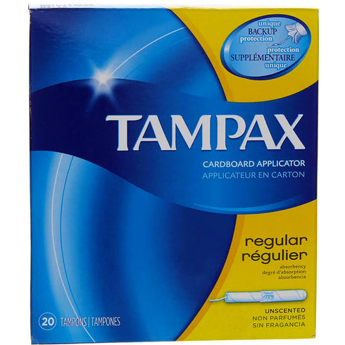Tampax Cardboard Regular, Pack of 3