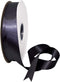Morex Ribbon Double Face Satin Ribbon, 7/8" X 50 YD Charcoal Ribbon for Gift Wrapping, Birthday Gift Cards