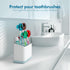 Nincha -Pack 6 Snap-on Toothbrush Head Cover for Manual and Powered Toothbrush - Multiple Colors