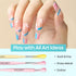 Modelones Nail Art Brush Set - Nail Art Tools with Various Brushes for Salon at Home DIY
