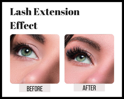 FARMASi Zen Extension Lash Mascara, Blackest Black, 0.27 fl. Oz, No Flaking, No Clumping