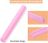 Portable Toothbrush Cover, Plastic Travel Box, Breathable Design with Air Hole, Pink