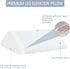 Knee Wedge Pillow, Bed Wedge Pillow for Sleeping, After Surgery Leg Pillow for Knee Pain Relief, Back Pain, Sciatica,