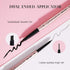 Eyebrow Pencil Double Ended, Waterproof Natural Brow Enhancing Pen, Long lasting Eye Makeup, Pack of 1, Black