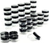 ZEJIA 50PCS 5 Gram Sample Containers with Lids, Mini Makeup Containers with Labels