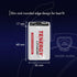 Tenergy 9V 1200mah 10 9 4 Pack Lithium Batteries, Non-Rechargeable Batteries, Years Shelf Life Lithium Volt Batteries