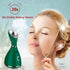 Facial Steamer-Nano Ionic Facial Steamer Warm Mist Humidifier Atomizer Sprayer Moisturizing Face Steamer Home Sauna SPA Face with 4 Piece Stainless Steel Skin Kit and Hair Band(Green)