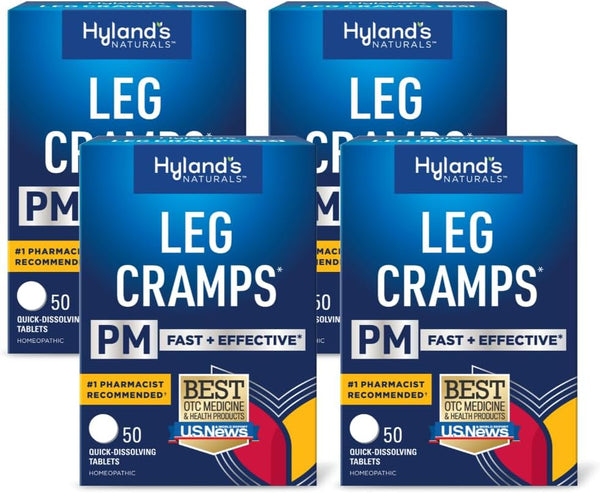 Hyland's Leg Cramps PM - 50 Tablets Each, Pack of 4