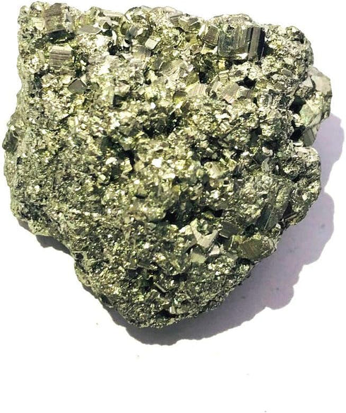 crystalmiracle Golden Pyrite Rock Natural Healing Crystal 0.2-0.3 Lbs Cluster for Spiritual Gifts