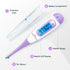 Easy@Home Digital Basal Thermometer with Large Backlight LCD Display, High Precision & Memory Recall (Purple)