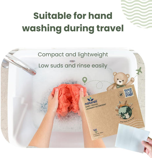ECO Baby Laundry Detergent Sheets - 36pcs (1 pack) | Plant-based, Natural, Eco-Friendly, Hypoallergenic, Lavender Oil