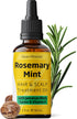 Seven Minerals NEW Rosemary Oil for Hair Growth | Infused with Jamaican Black Castor Oil, Vitamin E, Mint & Natural