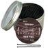 Super Grip U-Shaped Hair Pins - Approx 400 Ct - Handy Reusable Tin (Black)