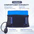 Back Ice Pack for Lower Back Pain with Compression Air Pump, Lumbar Support Brace with Hot Cold Therapy Gel Pack for