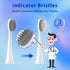 10 Pack Replacement Toothbrush Heads for Burst Electric Toothbrush, YMPBO Deep Cleaning Bristle Design, White