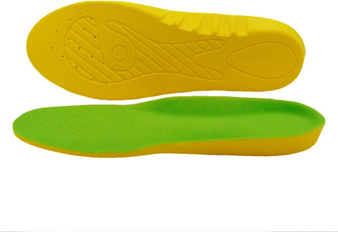 2 Pairs Wide Fit Insoles - Plantar Fasciitis Orthotics for Men & Women, Shock Absorption, Pain Relief