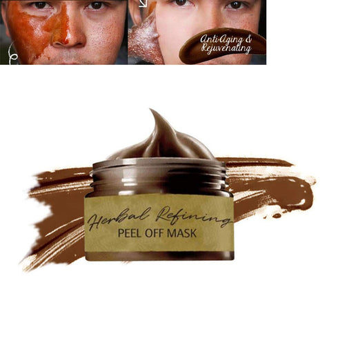 Peel Off Face Masks, Blackhead Remover Mask, Herbal Cream, Deep Cleaning Facial Mask for Acne and Oil Control