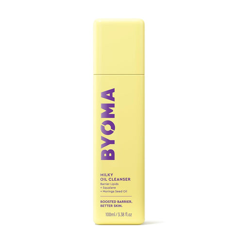 BYOMA Milky Oil Cleanser - Hydrating Facial Cleanser for Skin Barrier Repair, Tri-Ceramide Face Wash for Sensitive Skin