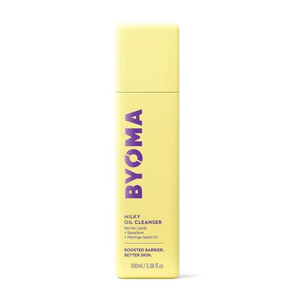 BYOMA Milky Oil Cleanser - Hydrating Facial Cleanser for Skin Barrier Repair, Tri-Ceramide Face Wash for Sensitive Skin
