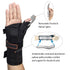 kefit Wrist Brace with Thumb Spica Splint, Support for Arthritis, Sprains, Carpal Tunnel Pain, Right, M
