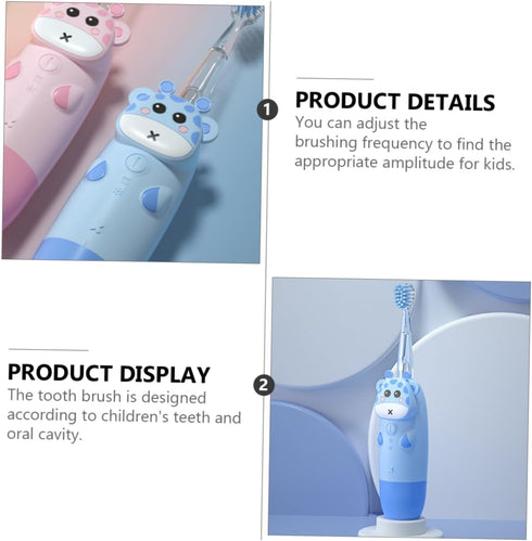 Sonic Electric Toothbrush for Kids - Soft Bristles & Colorful Lights
