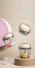 Waterproof Pill Boxes Store Vitamin Fish Oil Medicine in 4 Compartment Pill Box, Weekly Pill Organizer Designed with