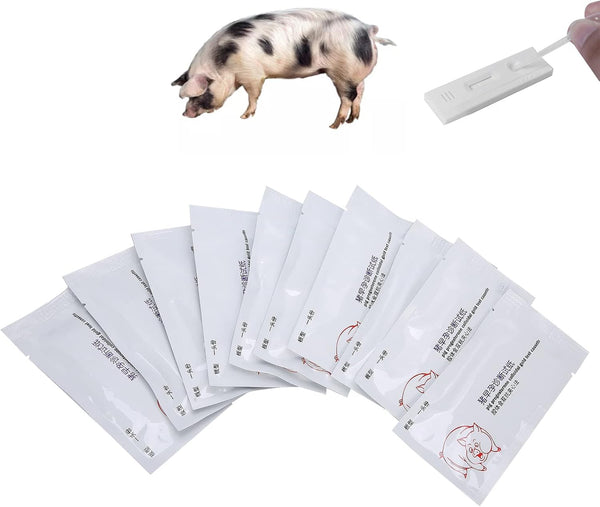 Pack of 10 Pig Pregnancy Test Strips for Early Detection Testing Tool Veterinary Equipment