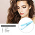 Mini Hair Straightener, Travel Size Flat Iron, Lightweight Portable Ceramic Tourmaline Heating Curler for Hair Styling,