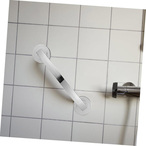 Jojofuny Suction Shower Grab Bar for Seniors - Colorfast & Durable Bathroom Armrest
