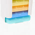 TOPPERFUN 7-Day 6 92mm 65mm 20mm Travel Medicine Organizer Portable Plastic Pill Box with Compartments, Compact Weekly