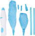 KIMISS Hand Duster for Cleaning, 180° Bendable Electric Feather Duster for Window Blinds and Furniture