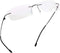 LifeArt Blue Light Blocking Reading Glasses, Men’s and Women’s Rimless Frame, +1.50 Magnification