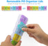 2 PCS Weekly Pill Organizer - Arthritis Friendly Travel 7 Day Pill Box with Spring Open Design and Storage Case
