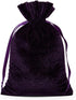Paper Mart Velvet Drawstring Pouch - 6 Inch Velvet Bag with Drawstrings for Jewelry and Gift Storage