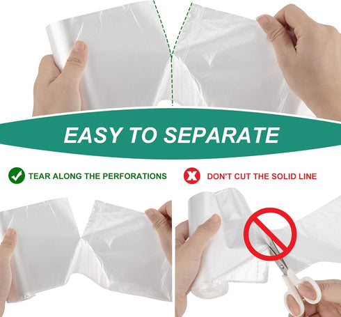 Magesh 4 Gallon Strong Trash Bags - Leakage-Free Small Garbage Bags for Bathroom, Office, Kitchen - 105 Bags