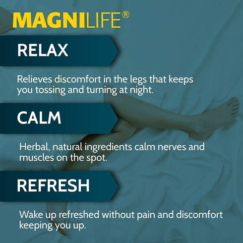 MagniLife Relaxing Leg Cream, 4oz Deep Penetrating Topical for Pain, Naturally Soothe Cramping and Discomfort with