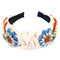 QTMY Rhinestone Crystal Headbands for Women, Hair Hoop Accessories, 522 Beige