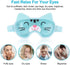 NEWGO Kids Ice Pack Eye Mask, Reusable Hot Cold Therapy Gel Eye Mask with Soft Plush Backing