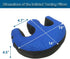 Inflatable Turning Pillow, U-Shaped Bedridden Positioning Device with Removable Polyester Cover, Nursing Aid
