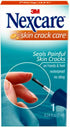 Nexcare Skin Crack Care, Waterproof No-Sting Liquid Bandage, 0.24 fl oz Bottle, Pack of 2