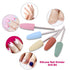 Silicone Nail Grinder Drill Bit, 5pcs Professional Nail Art Polisher Tools for Gel Remove and Smoothing