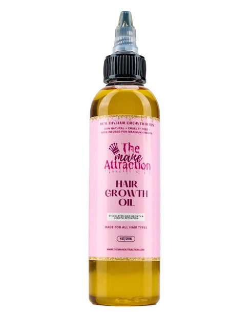 The Mane Attraction Stimulating Hair Growth Oil Infused with Rosemary Oil, Castor Oil & Black Seed Oil for All Hair