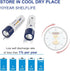 KBT 4Pack 3.6V ER14505 Lithium Li-SOCL2 Battery, 2700mAh High Capacity Non-Rechargeable for Sensors